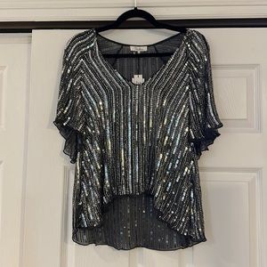 Parker Sequin top. NWT. Size medium